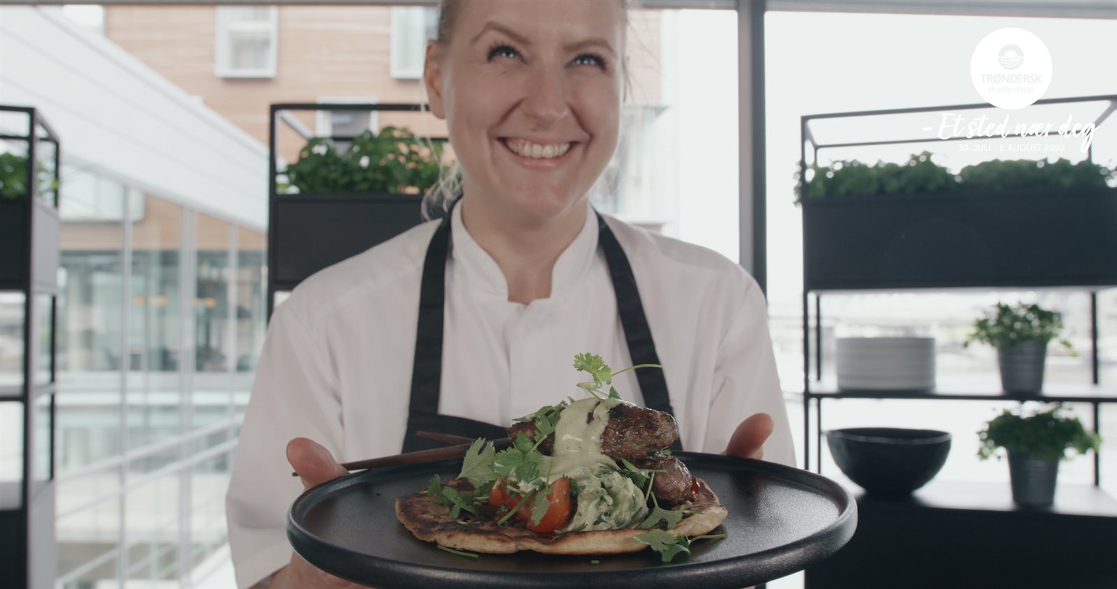 Kebab med kjøtt fra Melhus