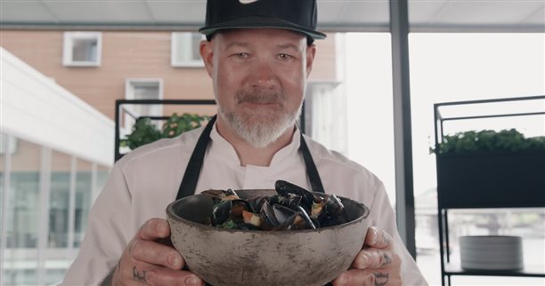 Blåskjellsuppe med øl